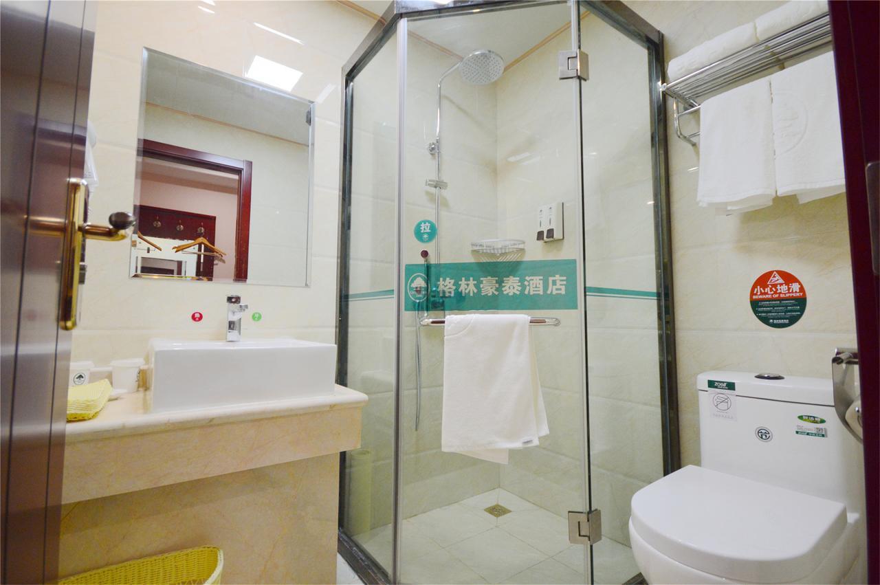 Greentree Inn Shandong Jinan Gaoxin District South Gongye Road Middle Aoti Road Express Hotel מראה חיצוני תמונה