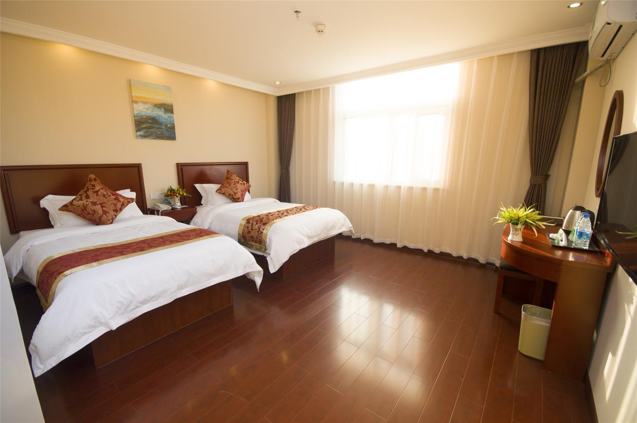 Greentree Inn Shandong Jinan Gaoxin District South Gongye Road Middle Aoti Road Express Hotel מראה חיצוני תמונה