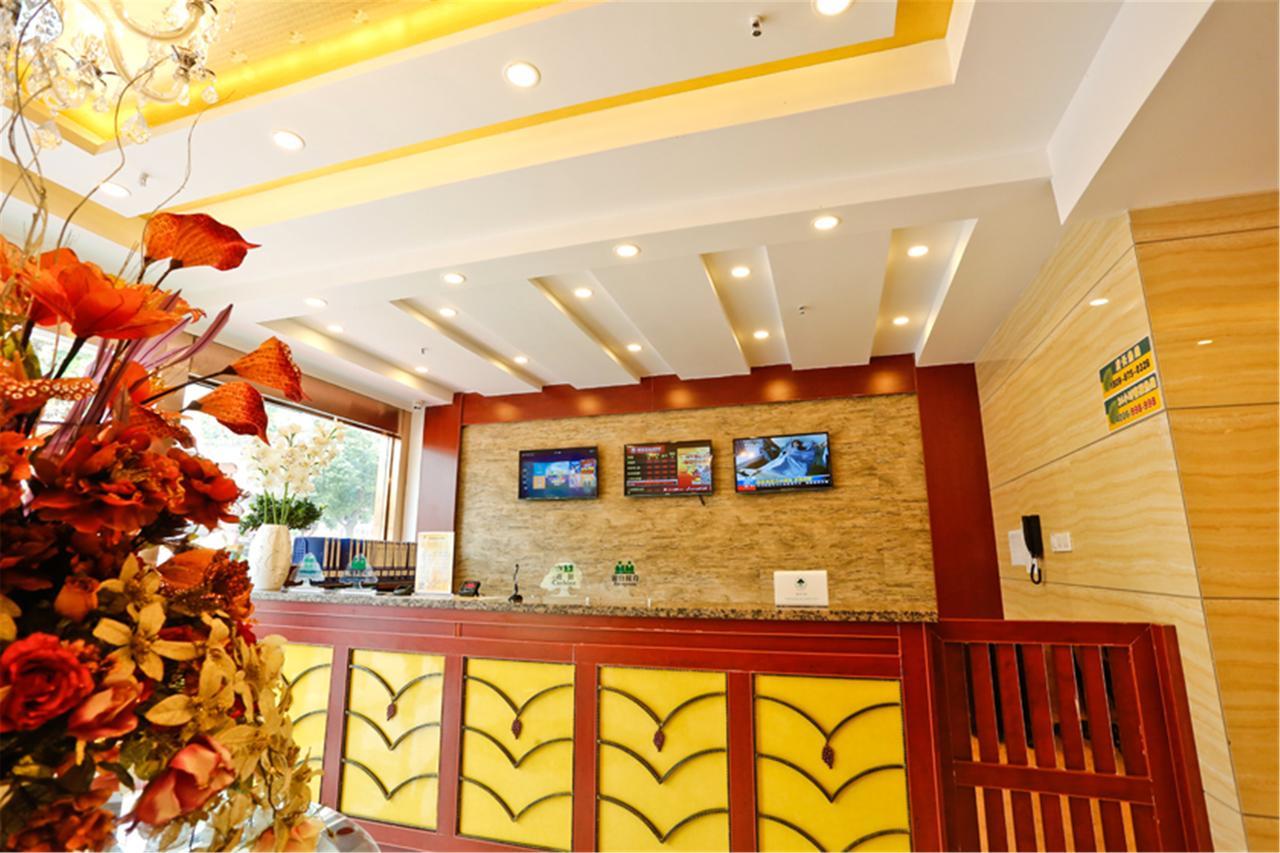 Greentree Inn Shandong Jinan Gaoxin District South Gongye Road Middle Aoti Road Express Hotel מראה חיצוני תמונה
