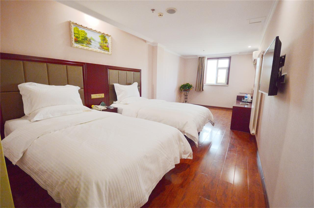 Greentree Inn Shandong Jinan Gaoxin District South Gongye Road Middle Aoti Road Express Hotel מראה חיצוני תמונה